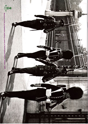 Members of the 1st Battalion posting a sentry at Buckingham Palace, London 1930